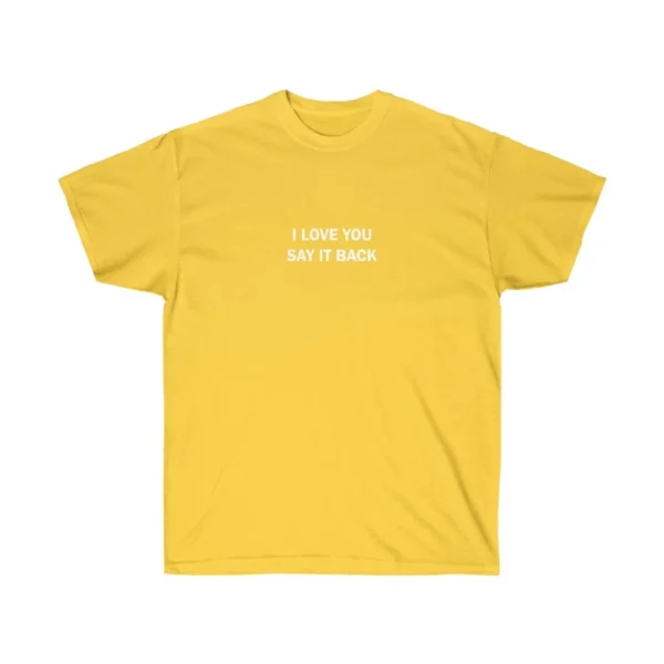 Daily’s I Love You Say it Back T_Shirt Orange Color