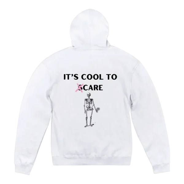 ACool To Care White Cosmic Romantic Hoodie