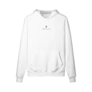 TEXT ME WHEN YOU GET HOME HOODIE IN WHITE